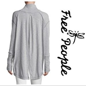 Free People Split Back Turtle Neck